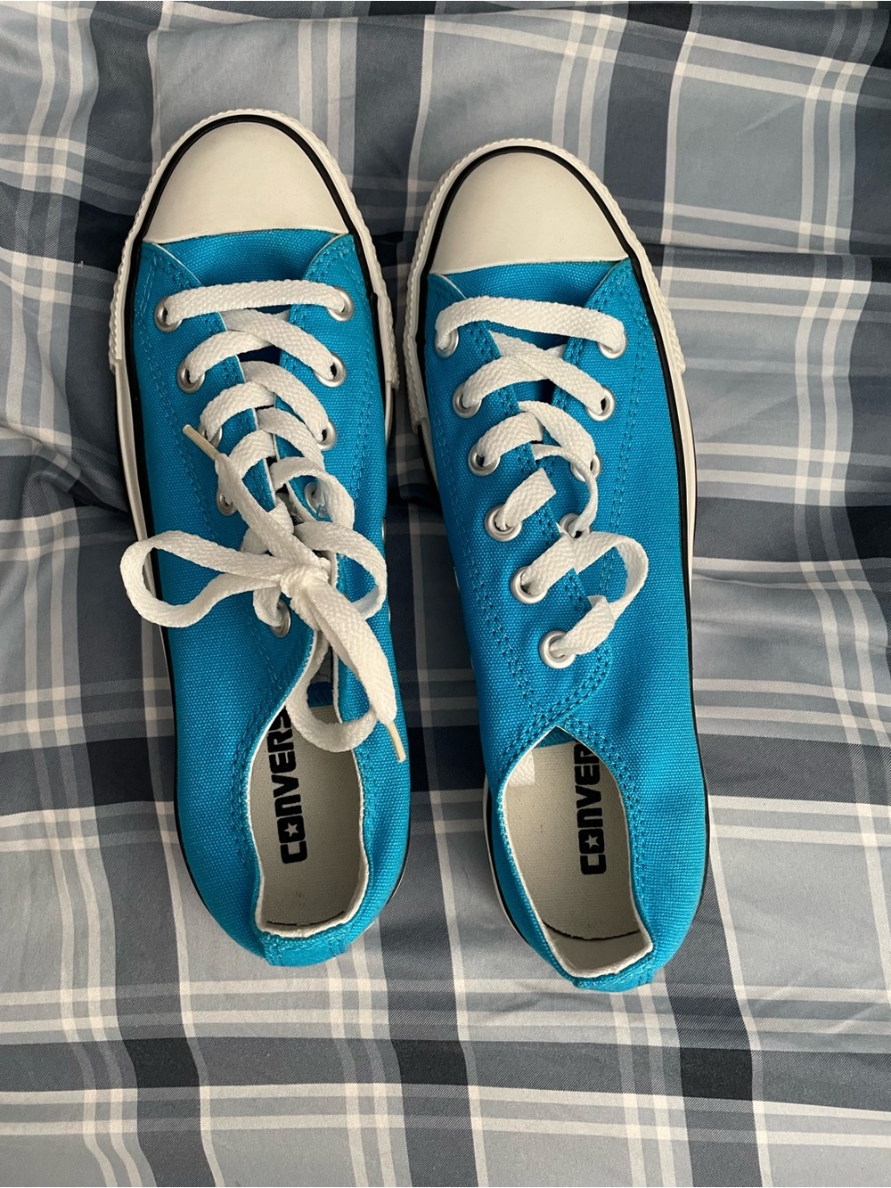 Converse Light Blue All Star Women Size 8
